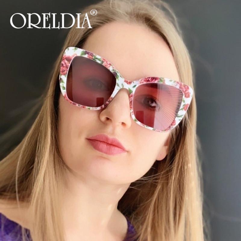 

Sunglasses 2021 Oversized Women Luxury Fashion Glasses Cute Lady Sun Leisure Retro Ultralight UV400 Femininos