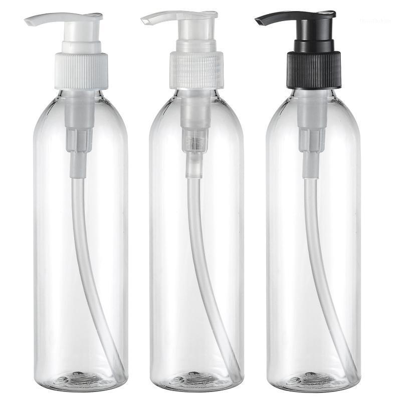 

10pcs Cosmetic Packaging Clear Lotion Bottle Empty Pump Dispenser Shower Gel Storage Containers Tank Shampoo Bottles Tube 250ml1
