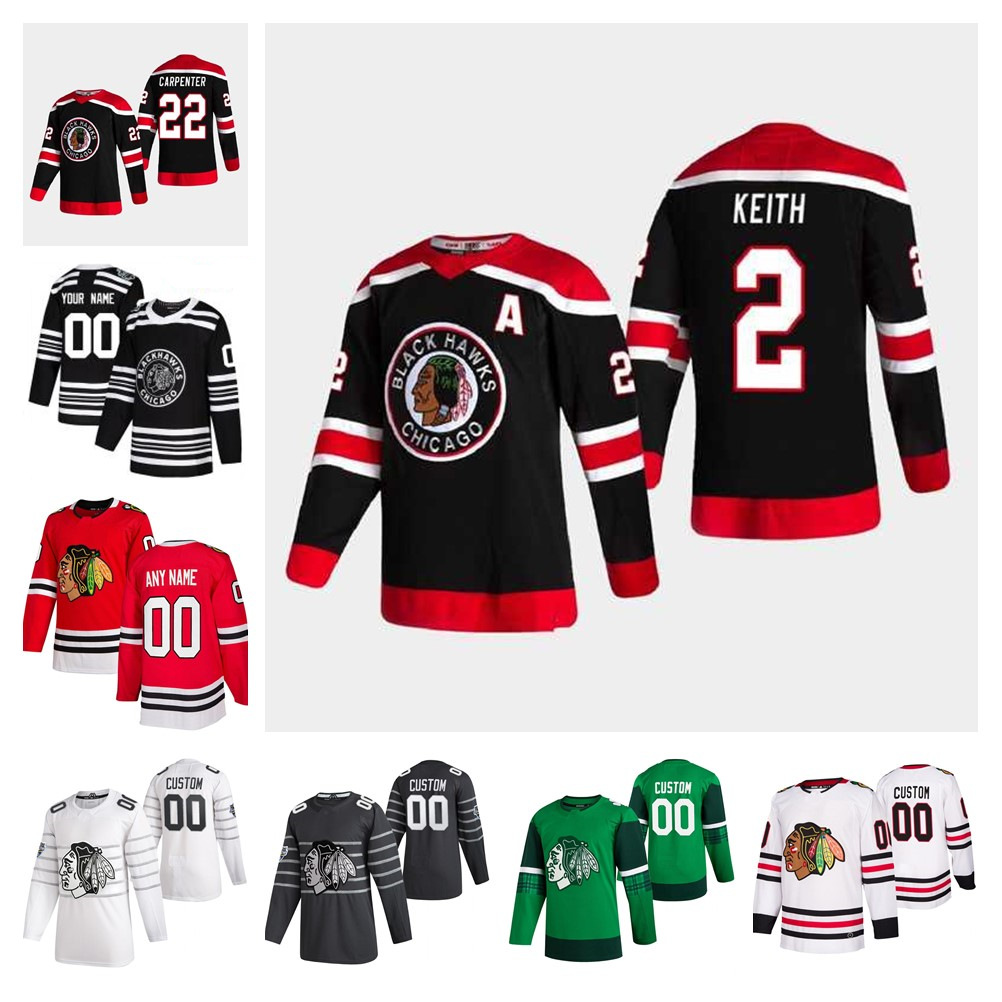

Chicago Blackhawks 2021 Reverse Retro Jersey Dominik Kubalik Jersey Alexander Nylander Brendan Perlini Andrew Shaw 2021 Hockey Custom, Colour 14