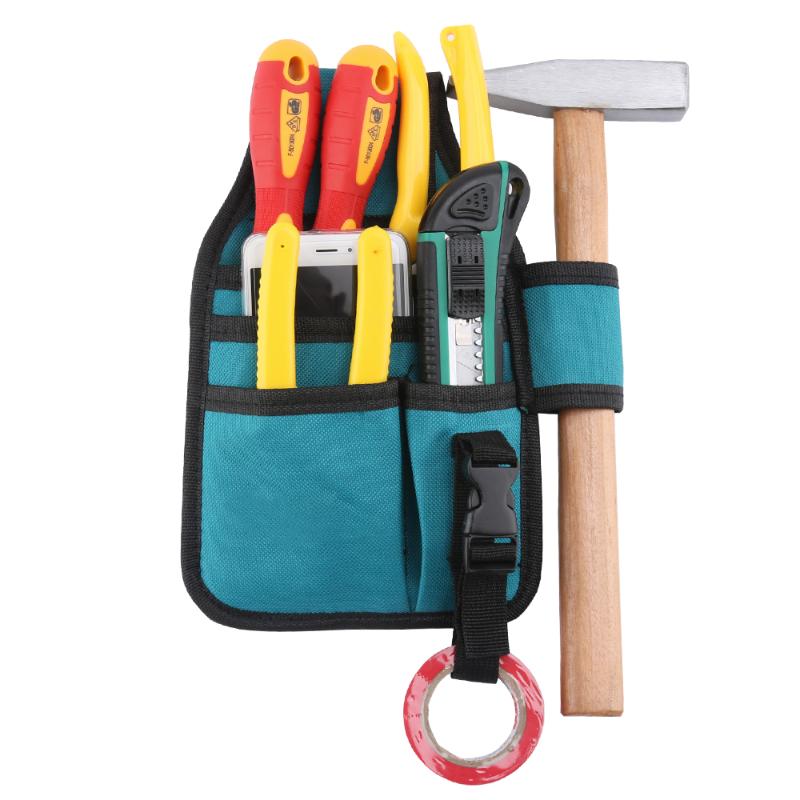 

1pcs Waterproof Hand Tool Bag Waist Hanging Toolkit Oxford Cloth Electrician Hardware Holder Organizer Utility Belt Pouch