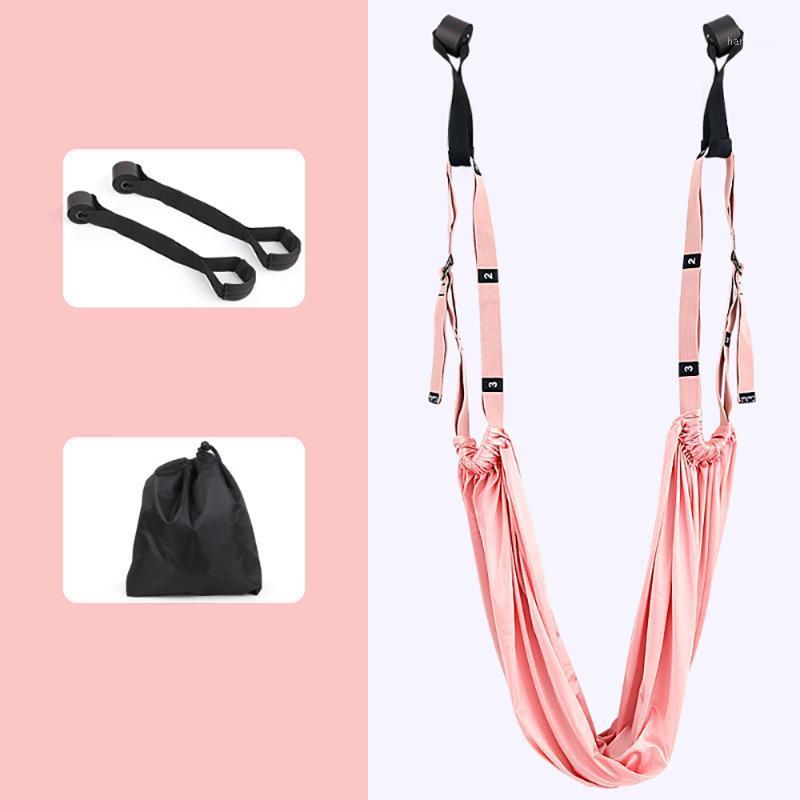 

Aerial Yoga Wall Rope Open Hip Hammock Stretch Auxiliary Trainer Inverted Rope Pull Stretch Belt Yoga Belt For Fitness Shaping1, Pink