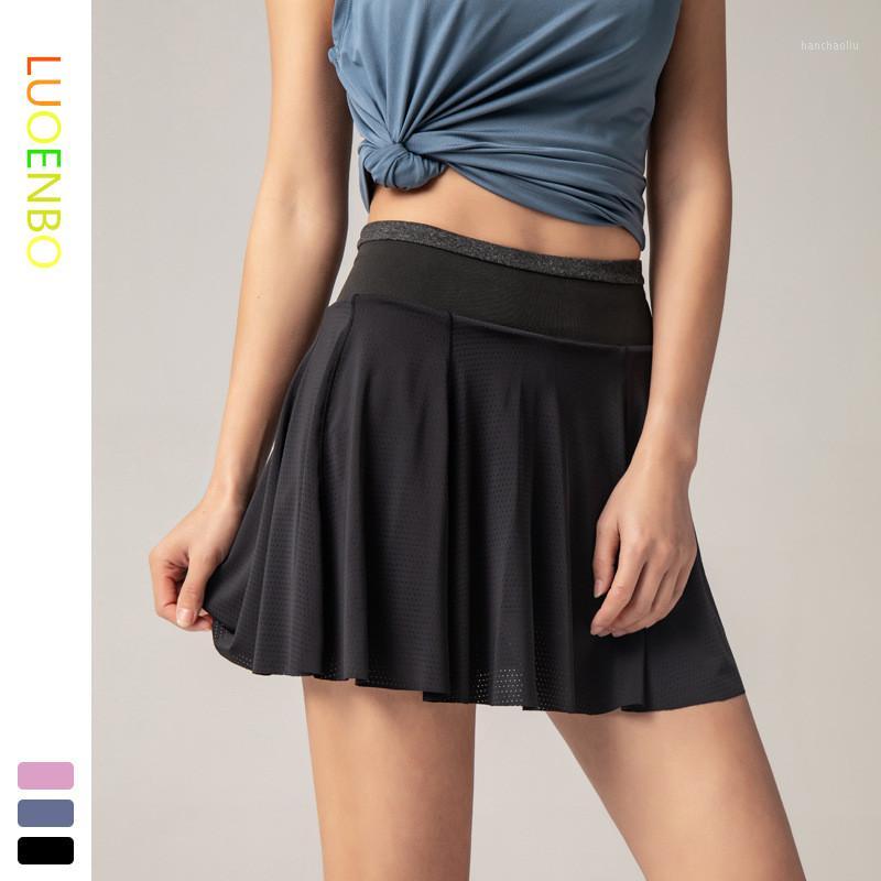 

New Fitness Culottes Women' Summer Anti-Exposure Sports Shorts Outdoor Casual Quick-Dry Running Breathable Gym Training Pants1, Blue