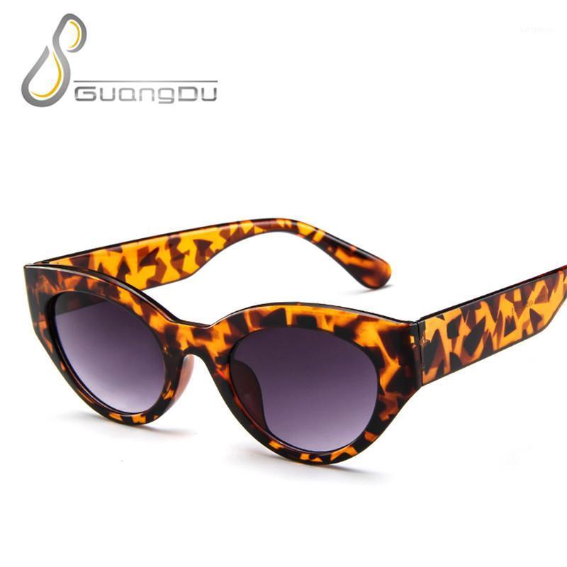 

Cat Eye Sunglasses women 2020 Brand Designer transparent leopard blue tiny quay sun glasses festival feminino1