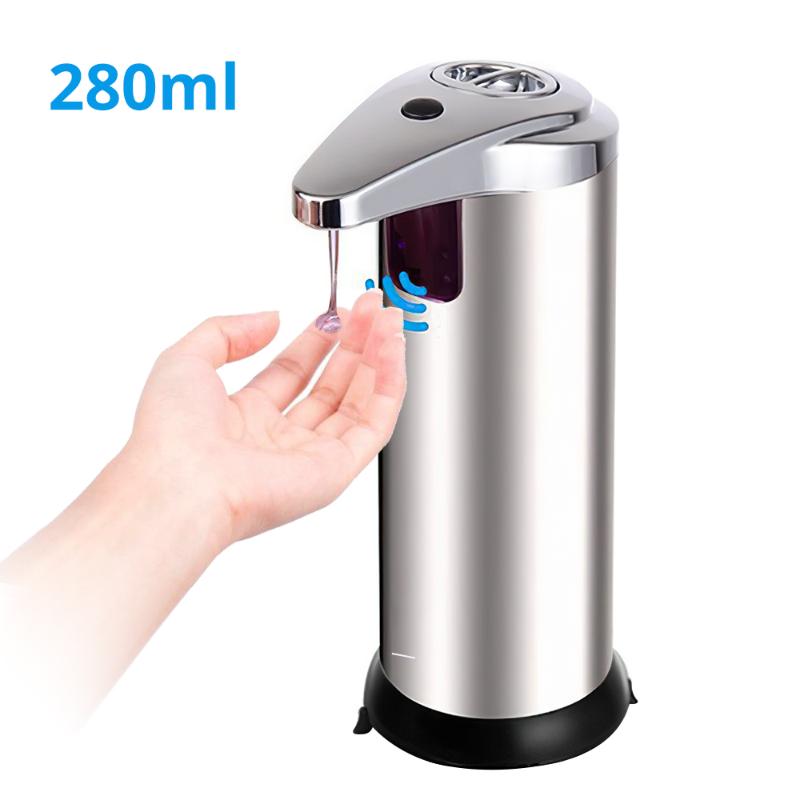 

280ML Automatic Liquid Soap Dispenser Touchless Sensor Hand Sanitizer Shampoo Detergent Dispenser Pump for Bathroom Kitchen