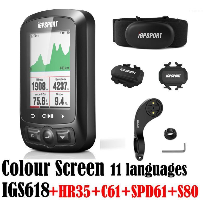 

WITH ALL Accesories IGPSPORT IGS618 GPS Cycling Computer Wireless IPX7 Waterproof Bicycle Digital Stopwatch Cycling Speedometer1
