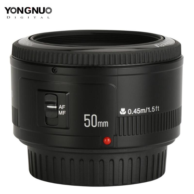 

YONGNUO YN50mm F1.8 Lens EF 50mm AF/MF Auto Focus Lens for Canon EOS 350D 450D 500D 600D 650D 1DX 40D 50D 5D 20D 30D DLSR Camera