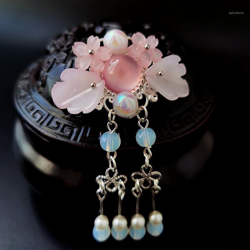 

1 pc Vintage Cat eye Flower Hiar clips Jewelry Girl Wedding mermaid love Hair clip Hanfu Ancient Chinese1