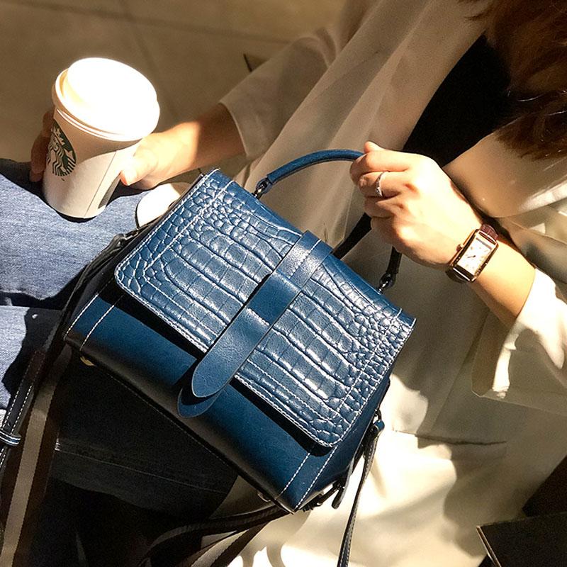 

Women Leather Bag Fashion Luxury Designer Women Leather Handbag Cowhide bolsa feminina de ombro Quality Women's handbag, Black