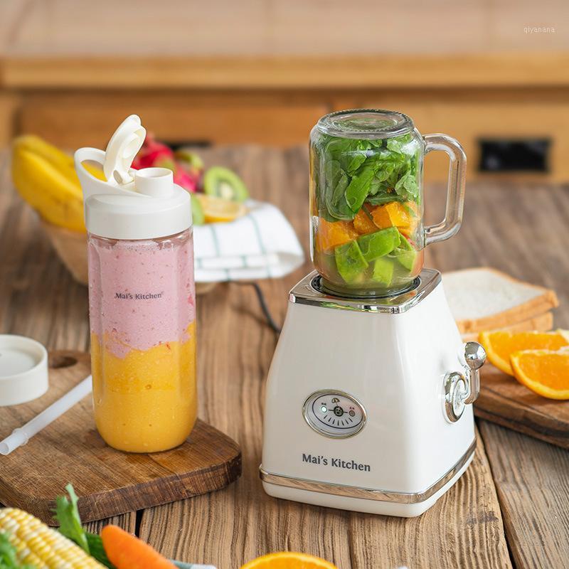 

Vintage Design Juicer Machine Soy Milk Maker Mini Household Juicer Cup Blender Electric Juice Extractor Smoothie Orange Squeezer1