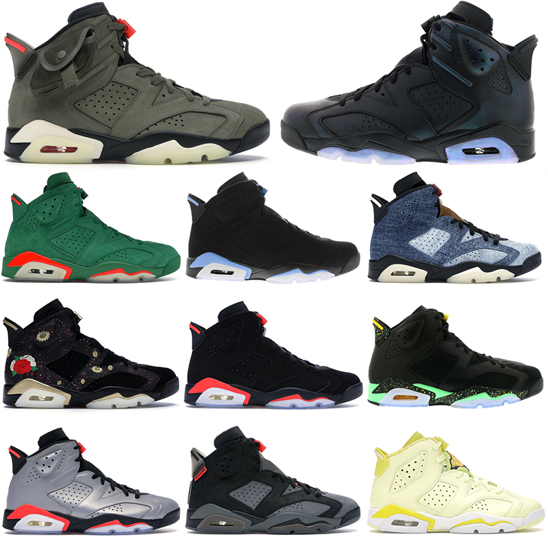 

Jumpman 6 6s mens basketball shoes Black Infrared DMP Reflections of a Champion men women trainer outdoor sports sneaker 5.5-13, 7-13 dmp