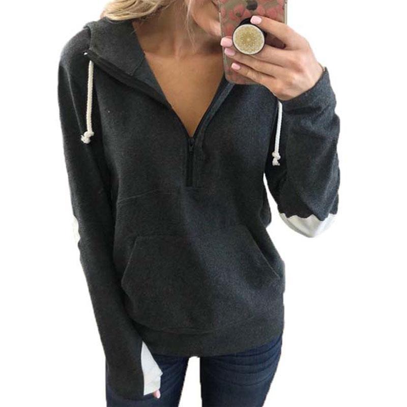 

2019 Sport Hoodie Sweatshirt Women Hoody Ladies Casual Hooded Sweatshirts Womens Hoodies Pullover Female Sweatshirt Hip Hop, Navy blue