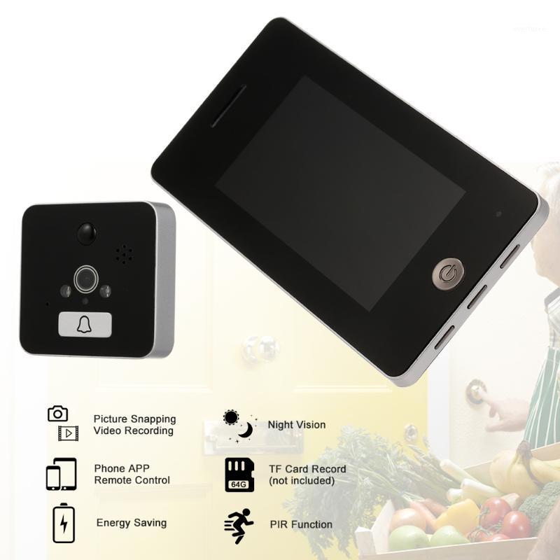 

Wireless Peephole Video Doorbell Digital Door Viewer Security Peephole Color LCD Screen Security Camera Monitor APP Control1