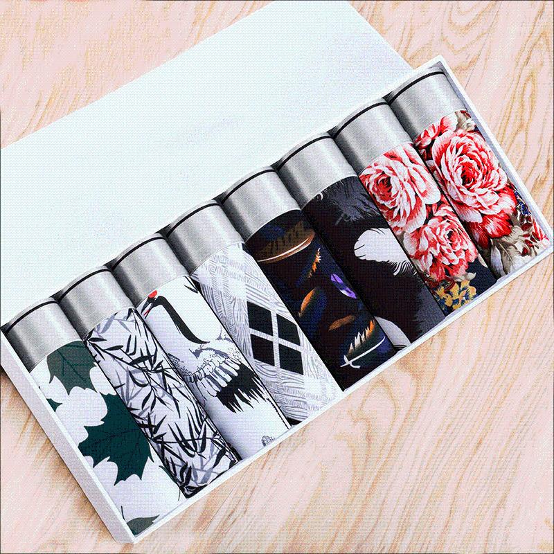 

New men's underwear four breathable men's underpants fashion trend plus hypertrophy youth shorts1, 8pcs 8-1