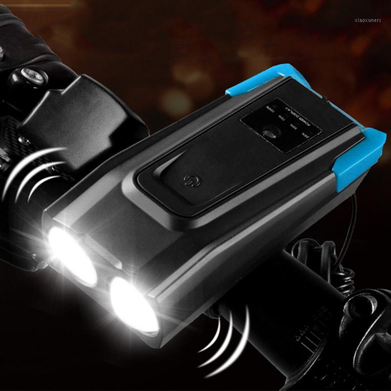 

Vertvie 4000mAh USB Rechargeable Induction Bicycle Smart Light Horn Multi-modes Waterproof Bicycle Headligh For Bike Accessore1