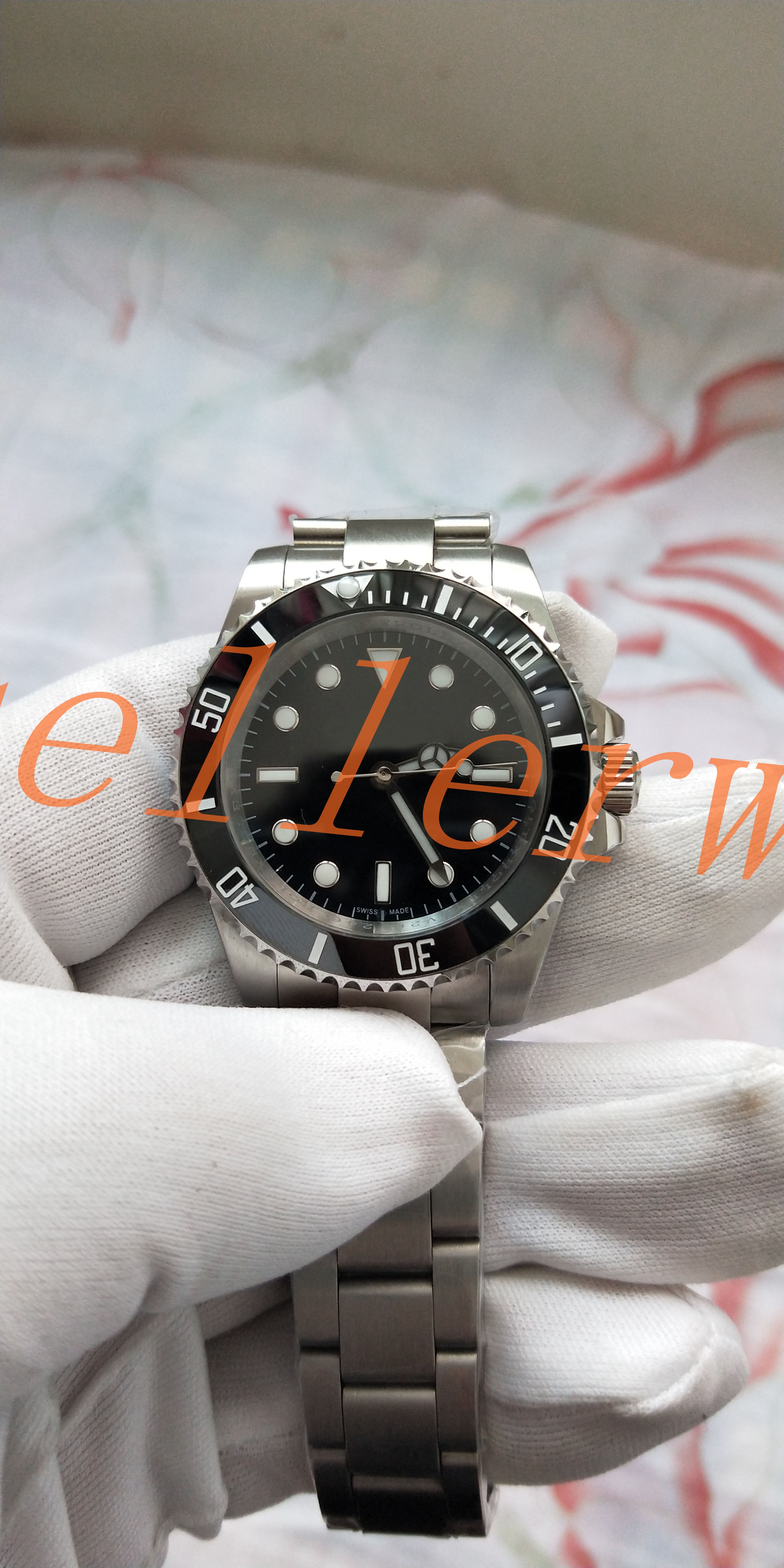 

2021 best-selling Men's Watch Watches 40 MM Black Dial Ceramic Bezel SY 2836 Automatic Mens Top High Quality Watch Watches