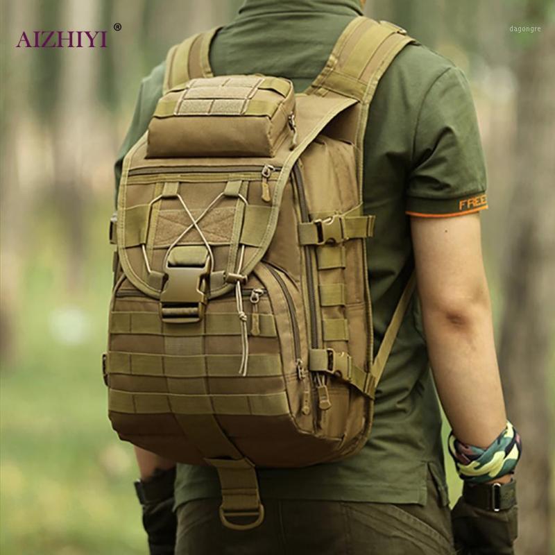 

Hot Sale Travel Bags Delicate Texture Sports Molle Backpack 40L Climbing Rucksack Nylon Large Capacity Travel Knapsack1, Brown