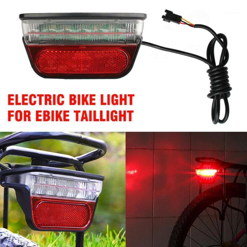 

6-80V Electric Bike Light Bicycle Scooter Bike Saddle Light Brake Night Safety Cycling Parts Bicycle Accessories1
