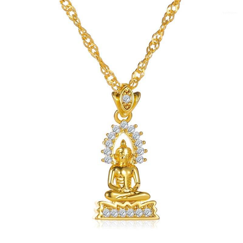 

New Hot Selling Thailand Gold-Plated Buddha Pendant Necklace Nepal Buddhist Believers Men and Women Pendant Decorations Jewelry1