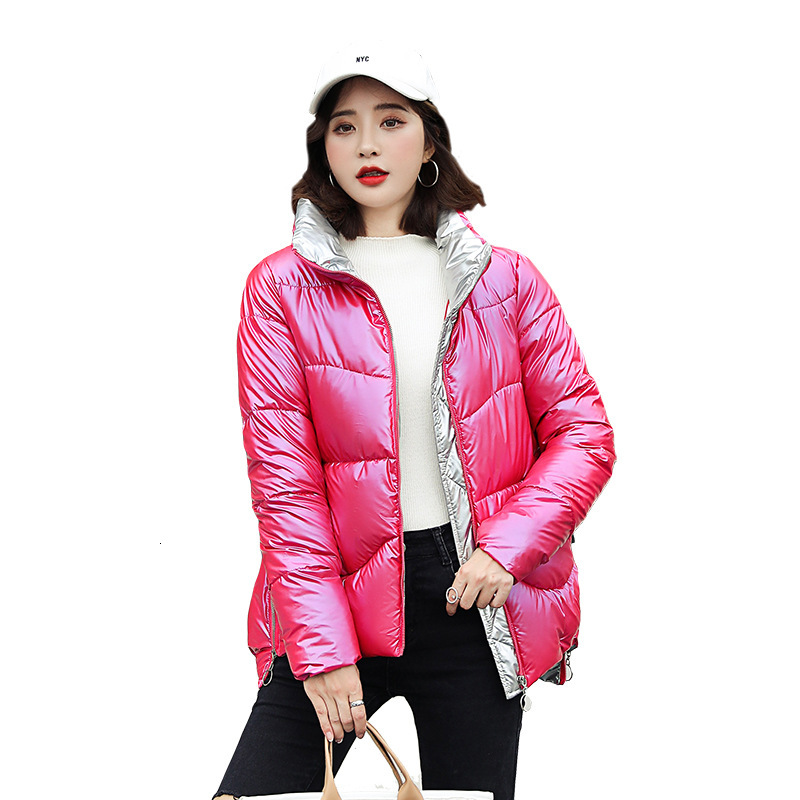 

2021 New Ladies new parka permanent collar straight pocket cotton fashion casual winter clothes short jacket h00194, Wumailanse.
