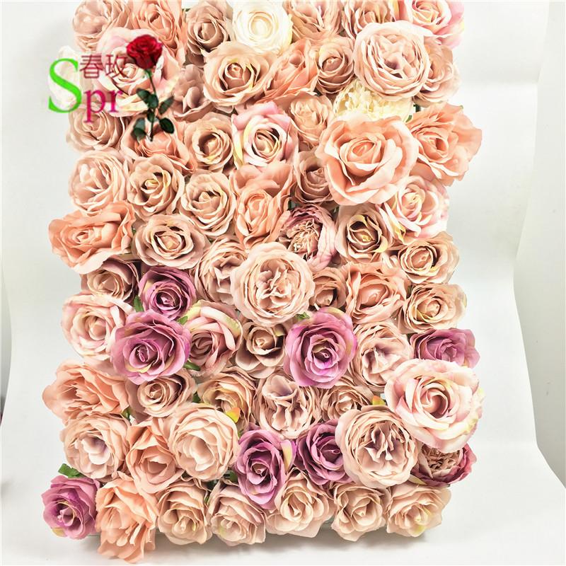 

SPR mix color floral arrangements for Artificial rose wedding flower wall backdrop arch table centerpiece decorations 10pcs/lot, 10pieces