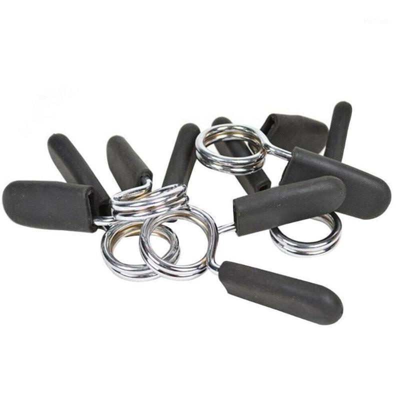 

2pcs Barbell Lever Buckle Barbell Weight Bar Dumbbell Clips Fitness Accessories Indoor Spring Collar Lock Trainning Clamp U C0E71, Black