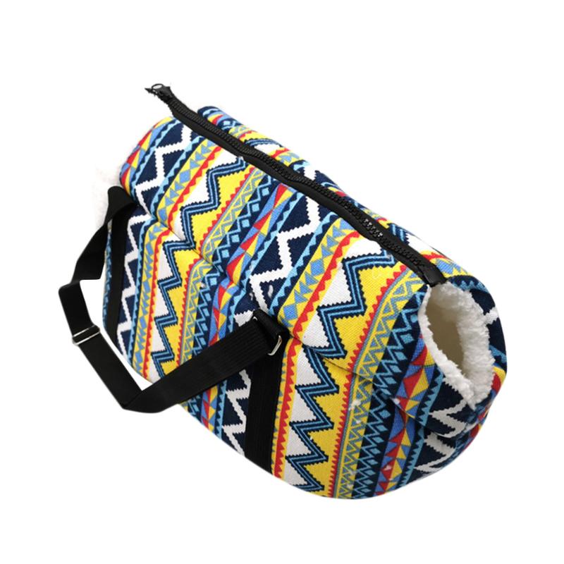 

Portable Cat Dog Backpack Warm Outdoor Pet Storage Bag Vintage Pet Carring Bag (Size