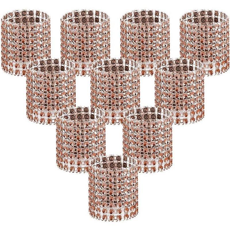 

Napkin Ring, Champagne Napkin Ring Buckle, Suitable for Table Decoration, Wedding, Dinner, Party, DIY Decoration1