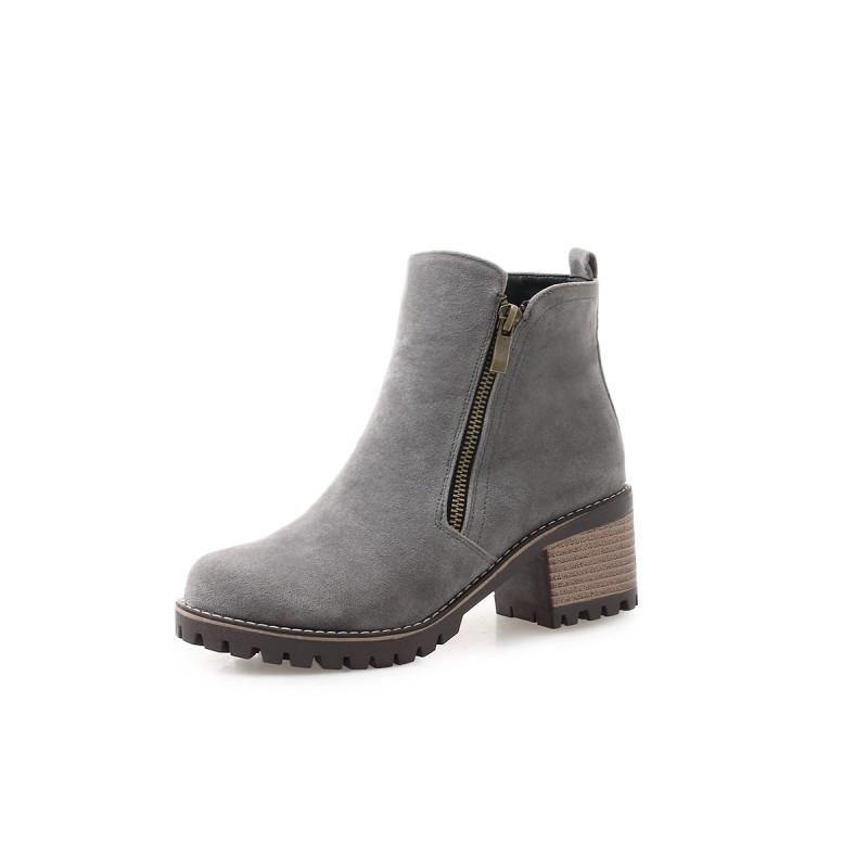 

Oversized Personalized short boots boots women shoes ankle for women ladies shoes woman winter, Black