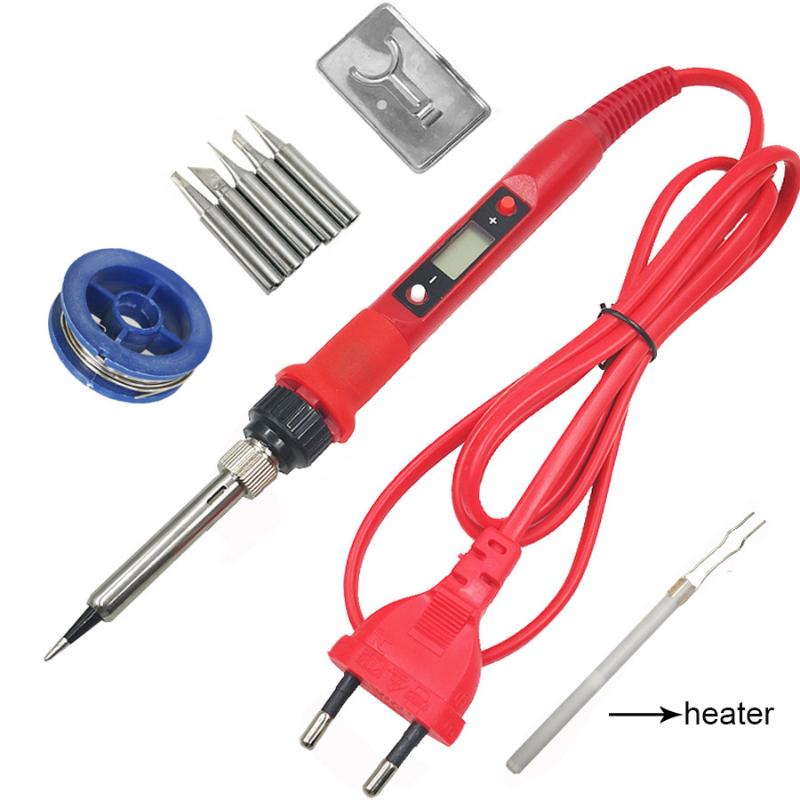 

80W digital LCD display soldering iron Temperature Adjustable Electric Soldering station welding Tool Lead-free 180-480C