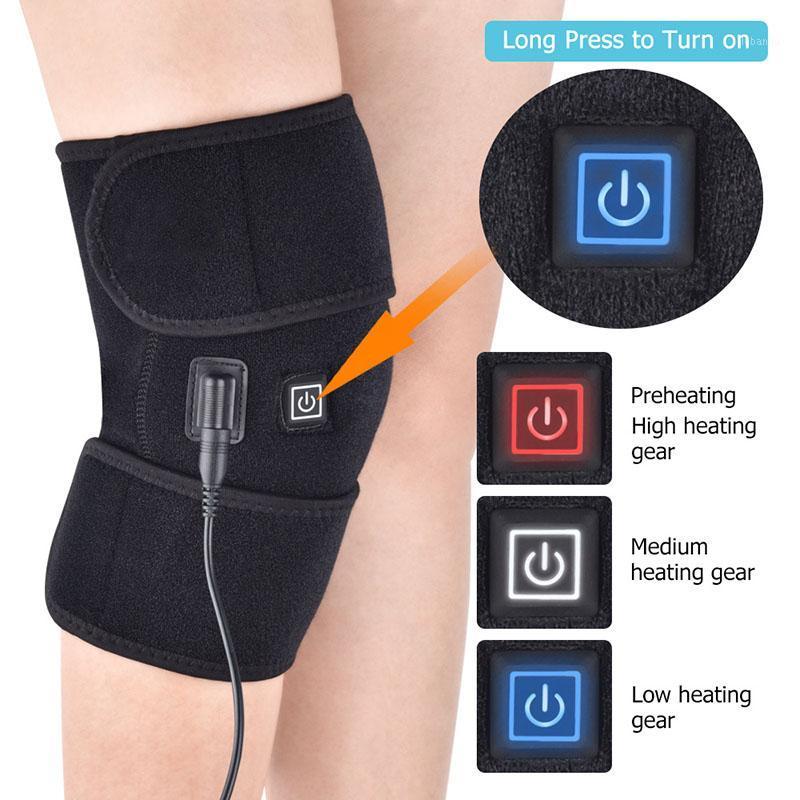 

1pcs Infrared Heating Therapy Knee Pads Arthritis Knee Support for Relieve Joint Pain Rehabilitation Protector Parents Gift1, Usb cable