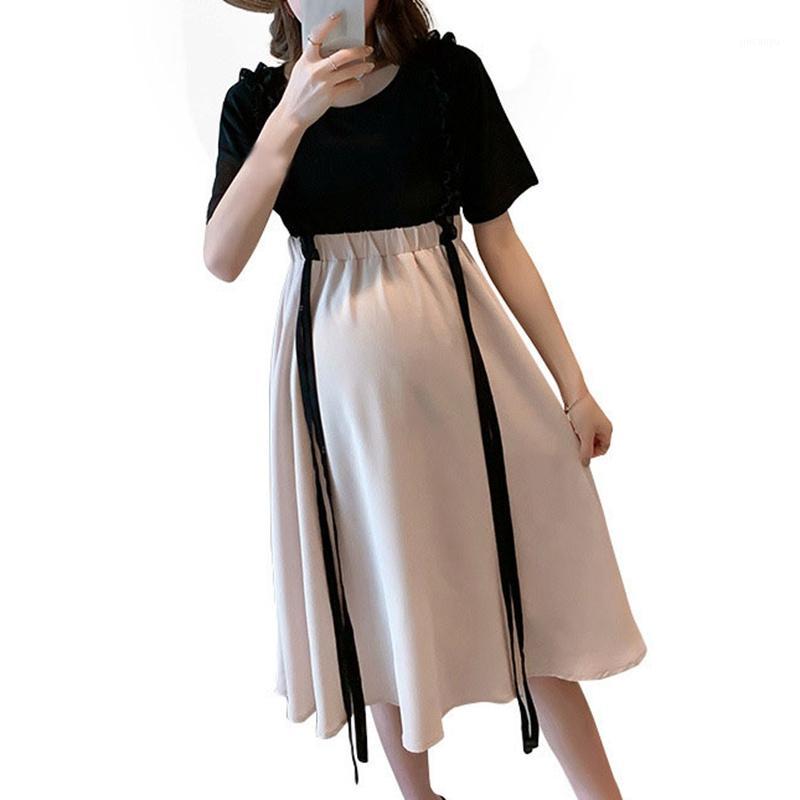 

Summer Dress Maternity Dresses Vestidos Pregnancy Clothes Vestido Plus Size Maternity Dresses Clothes Women Dress Pregnant1, Gray