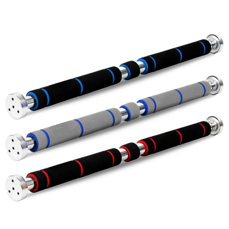 

ELOS-200Kg Adjustable 80-130cm Horizontal Bar Pull-Ups on Indoor Door Fitness Equipment Punch-Free Single Rod