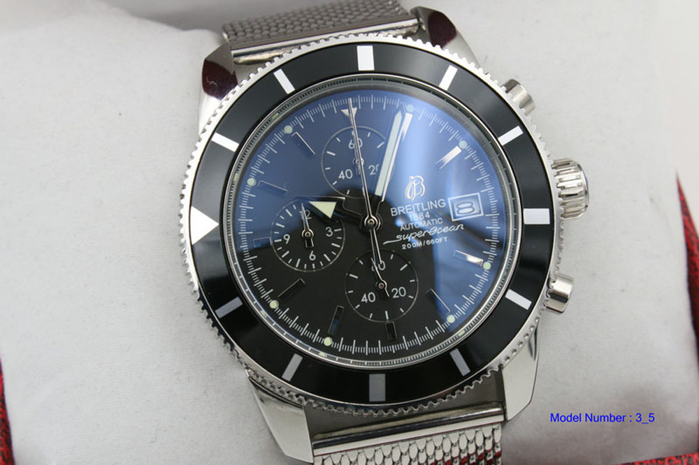 

Hot Sale New Quality Superocean Heritage 44MM Chronograph Battery Movement Quartz Black Dial Men Watch Stainless Steel Mens Wristwatches
