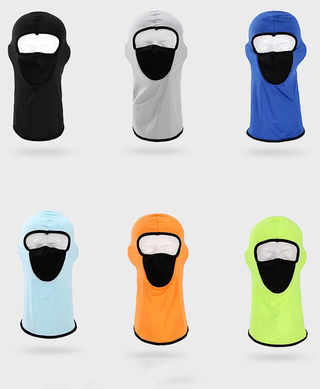 

Breathable Hood Designer Masks Outdoor Riding Gauze Mask Windproof Sunscreen Face Milk Silk Washable Party