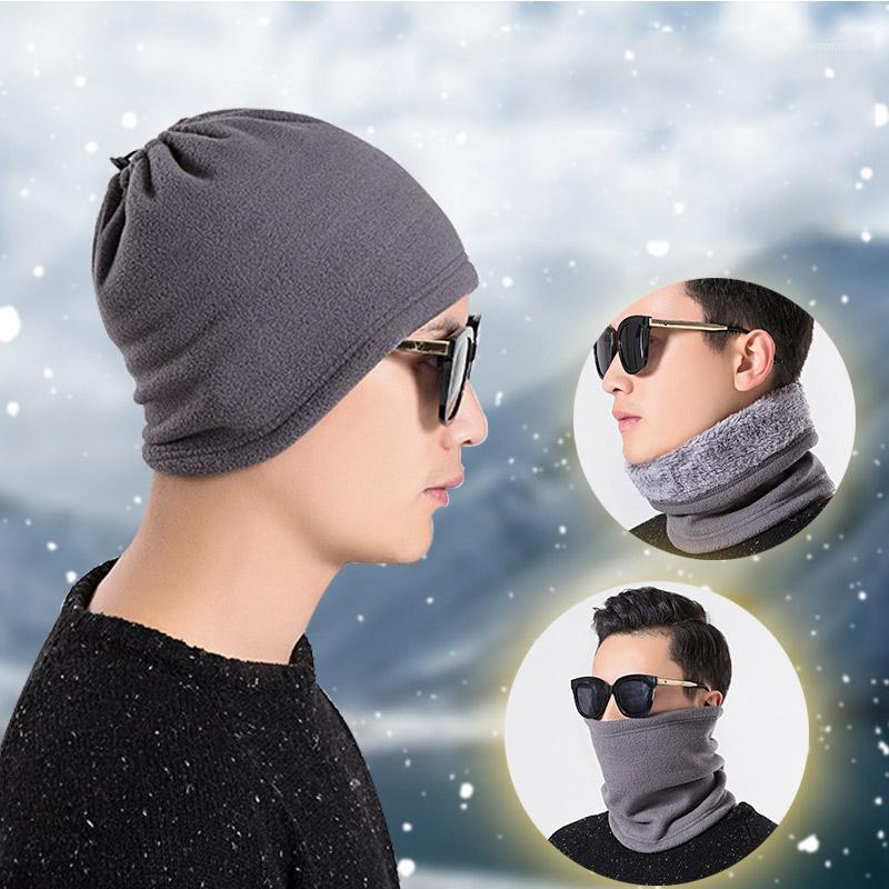 

Fleece Unisex Neckerchief Solid Color Windproof Multifunction Thickened Bib Scarf Neck Warmer Ring1