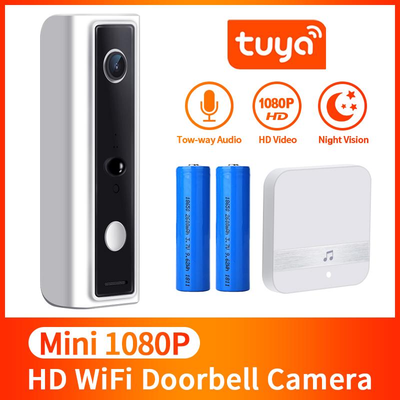 

INQMEGA Tuya Smart Life Wireless WiFi Video Intercom Doorbell 720P Phone Call Door Bell Home Security Night Vision Camera
