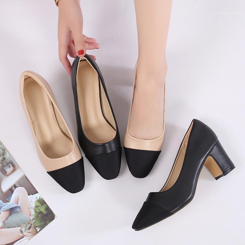 

2020 Women High Heels Pumps Sandals Fashion Summer Woman Shoes 2cm-6cm Sexy Ladies Increased Stiletto Shoes Big Size1, Apricot cover heel