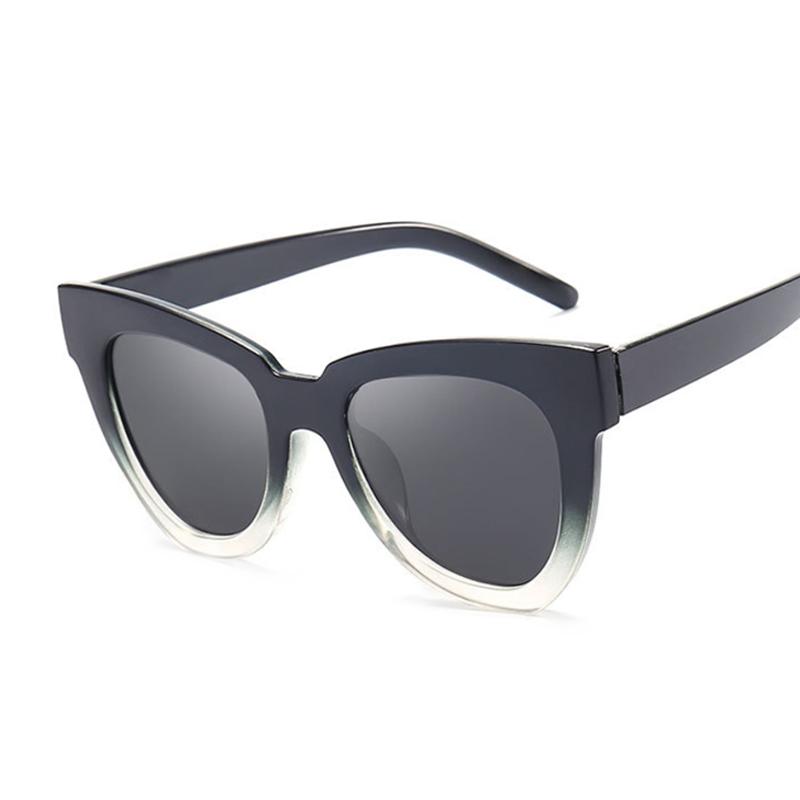 

LNFCXI Cute Sexy Ladies Cat Eye Sunglasses Women Vintage Brand Black Sun Glasses For Female Leopard Glasses UV400