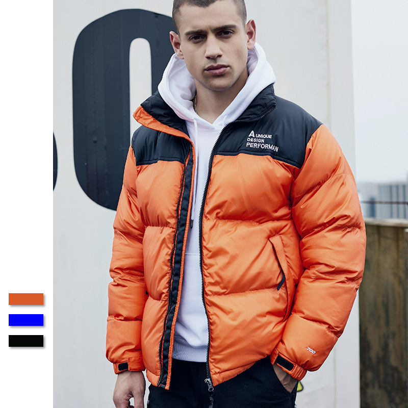 

2021 The New Winter Heavy Casual Mark Velo Man's Jacket Luxury Outdoor Wind Proof Dwindproof Water Hat Parkas Coat 2dro, Black