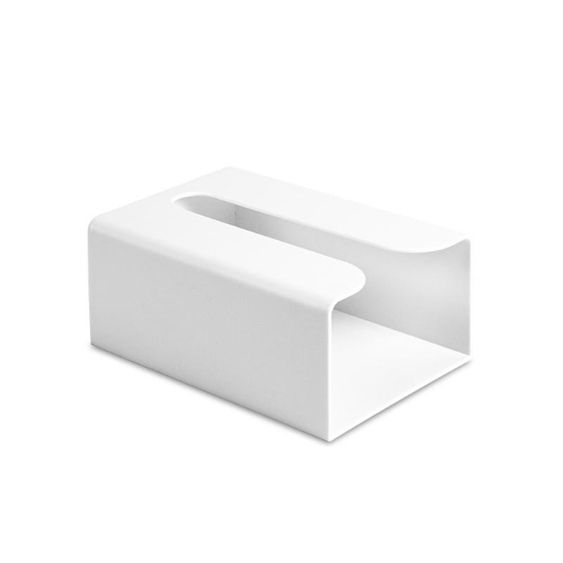 

Tissue Box Lightweight Eco Friendly Dust Resistance Household Office Paper Solid Wall-mounted Easy Install Square Storage ABS