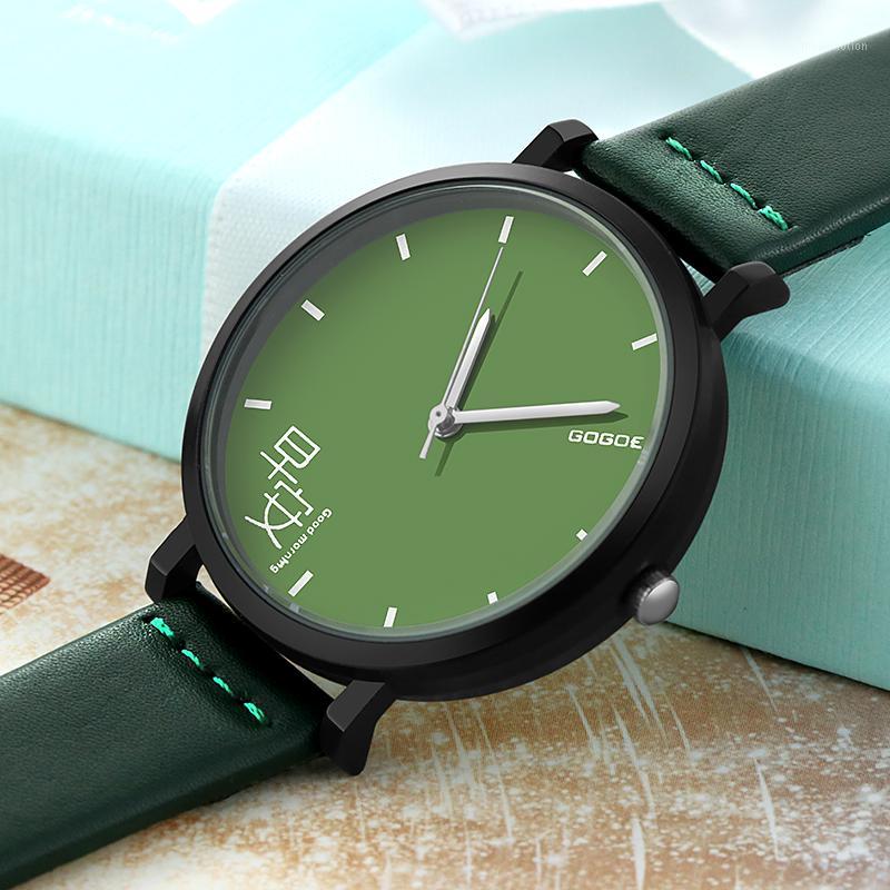 

2020 New Brand GOGOEY Women Watches Leather Straps watches Unique Designer Clock relogio feminino bayan kol saati1