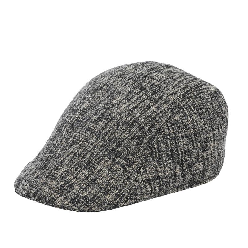 

Striped panelled classic mens berets Men Women Soft Flock Retro Hats Casul Breathable Winter Warm Comfort beret kapelusz damski