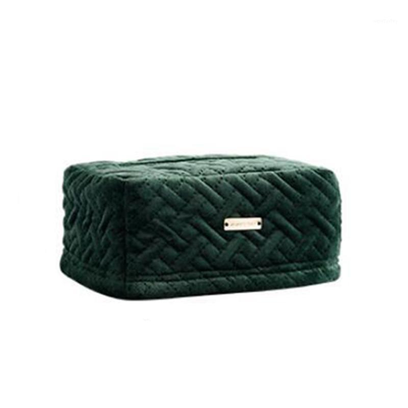 

Tissue Box Hotel Party Bedside Home Decoration Living Room Wedding Table Neat Display Case Portable Modern Car Quilted Velvet1