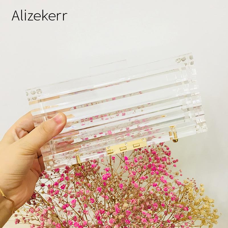 

Acrylic Box Evening Clutch Bags Women Brand Designers Clear Purses Ladies Bridal Transparent Small Handbags Wedding Dinner Party