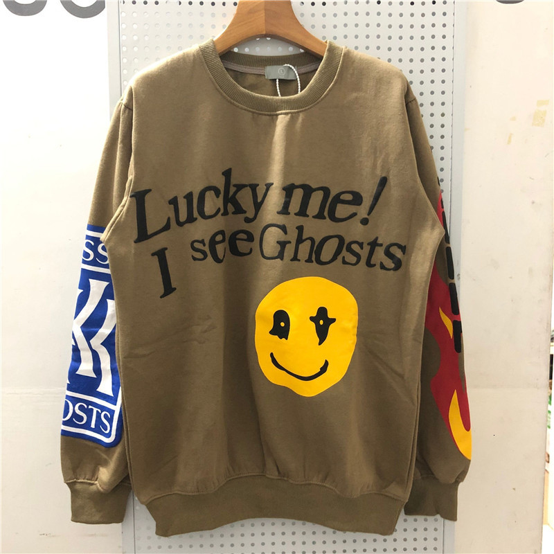

2021 New Foam 3d Printing Kanye West Hoodie i Hoodies Men Women Kid See Ghost Sweatshirts Lucky Me X1zw