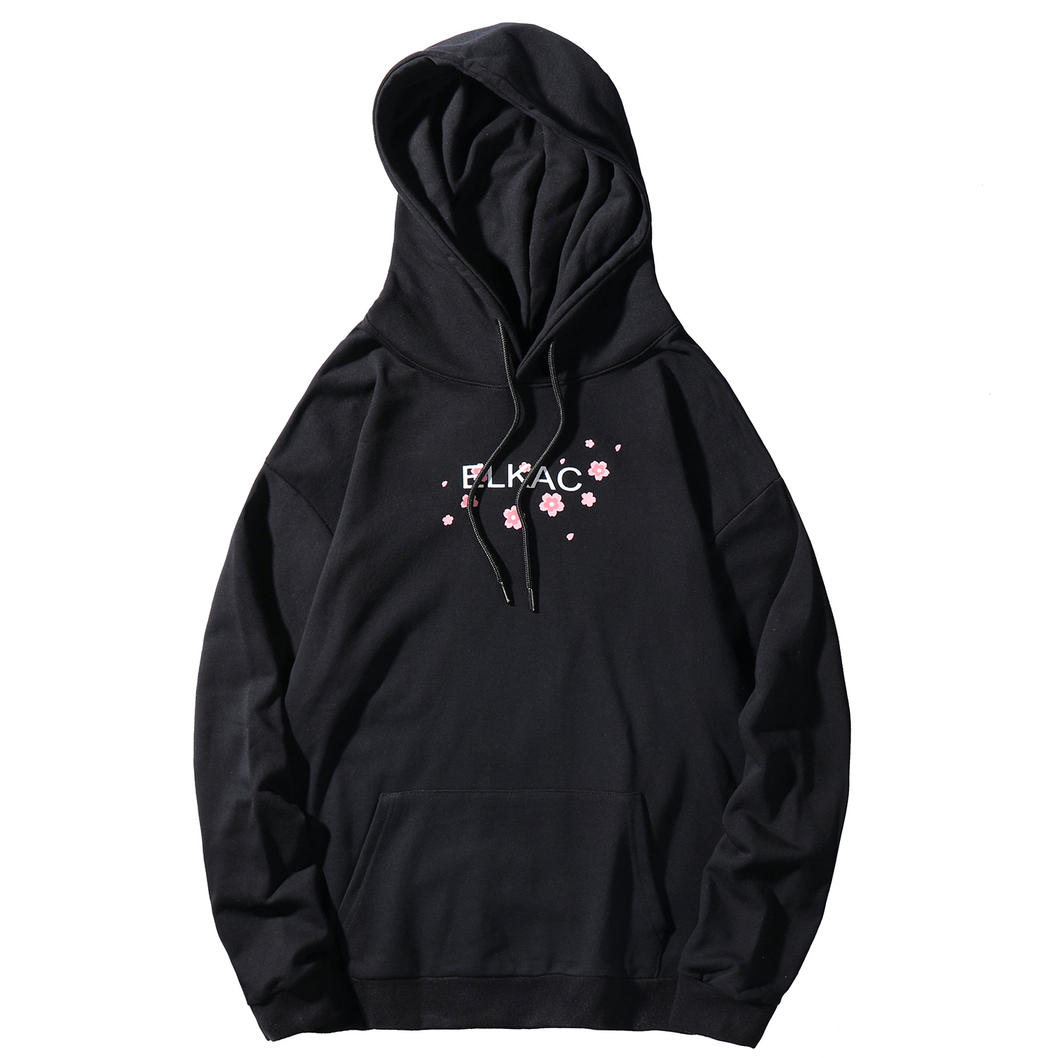 

2021 New Cherry Tree Printed Hat Autumn Harajuku Hip Hop Men's Casual Cotton Shirt Street Cover F105, Pink