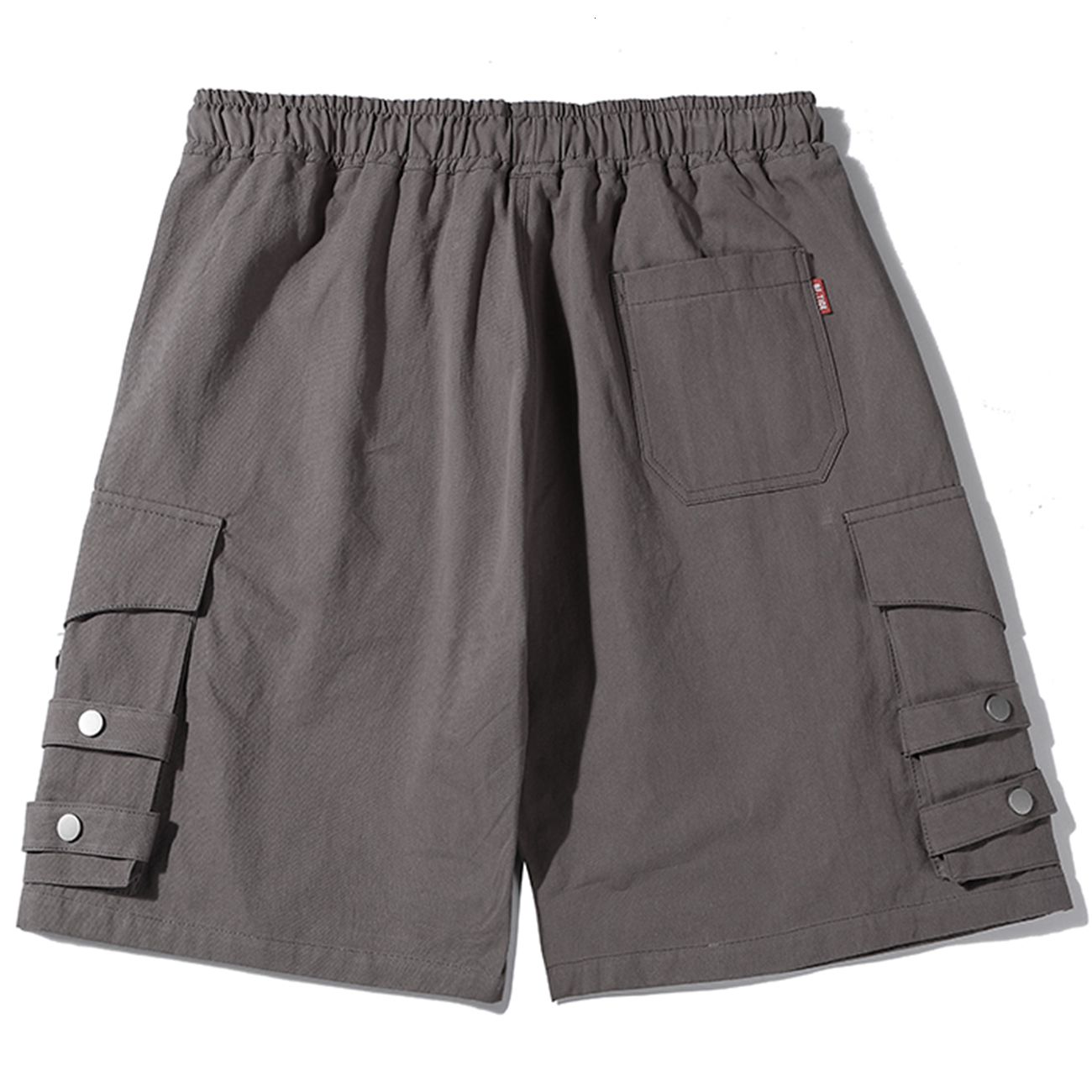 

2021 New Aelfric Eden Hip Hop Cargo Men Streetwear Joggers Side Pockets Summer Loose Casual Shorts Hipster Baggy Pants Bmes, Black