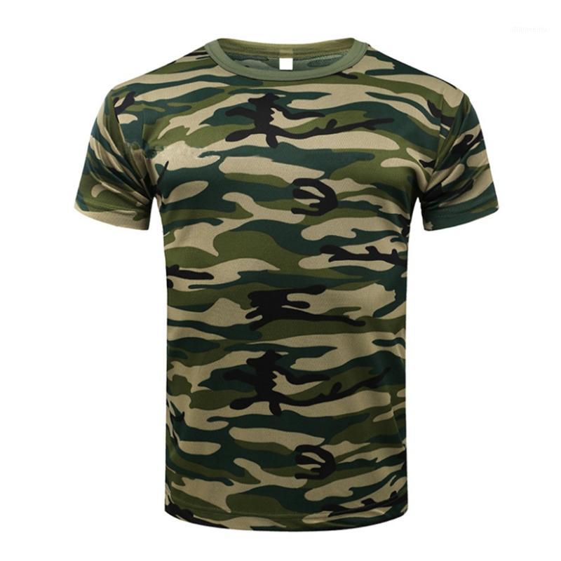 

Breathable Camouflage T-Shirt Quick Dry Tights Army Tactical Mens Compression T-Shirt Fitness Bodybulding Running cycling HF1