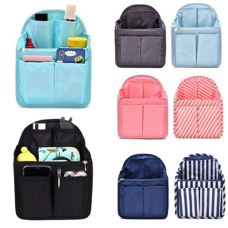 

1Pc Backpack Insert Organizer Bag Gadget Multi-Pocket Handbag Pouch Case Storage Organizer New1, Bk