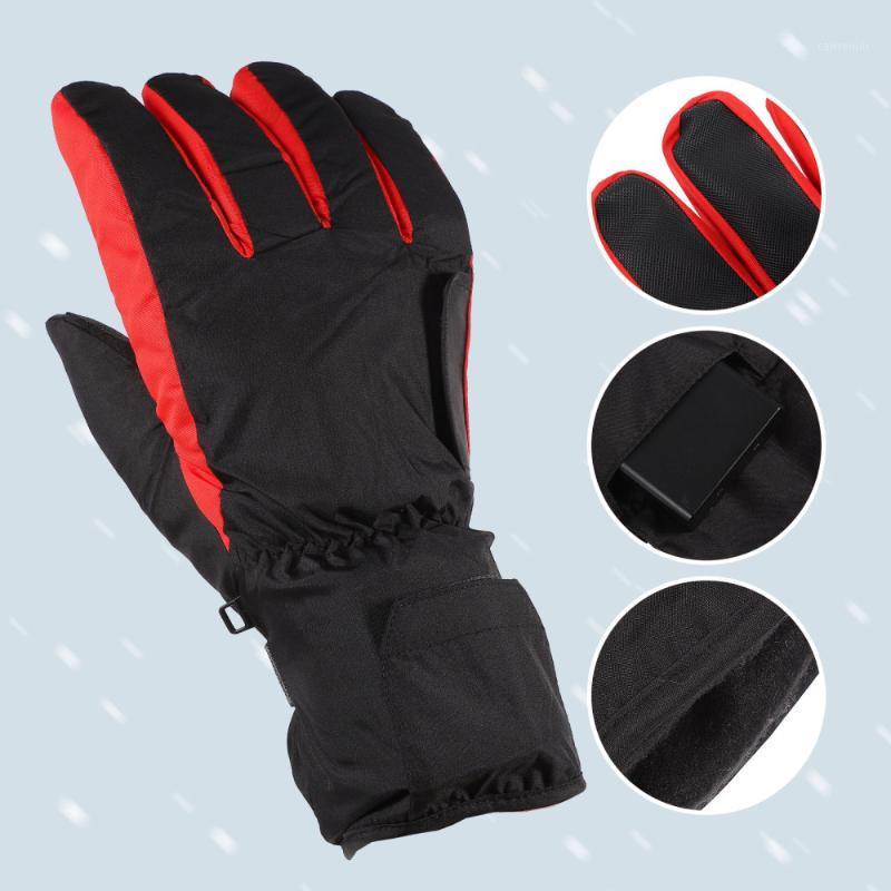 

1 Pair Windproof Heated Warm Thermal for Cycling (without Battery)1, Black